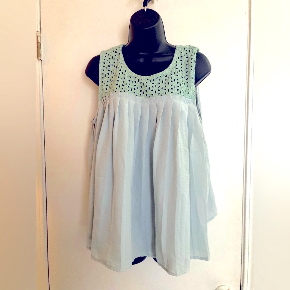 Sage green blouse